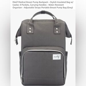 Motif Breast Pump Diaper Backpack